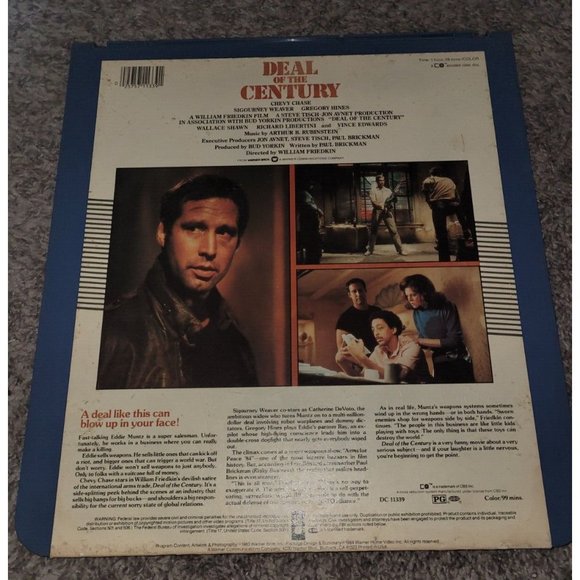 CED Video Disc  DEAL OF THE CENTURY - Picture 2 of 3
